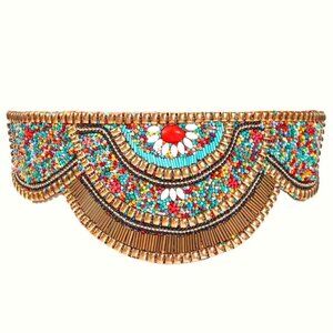 New Boho Beaded Stretch Belt Bohemian Style Belt Summer Belt